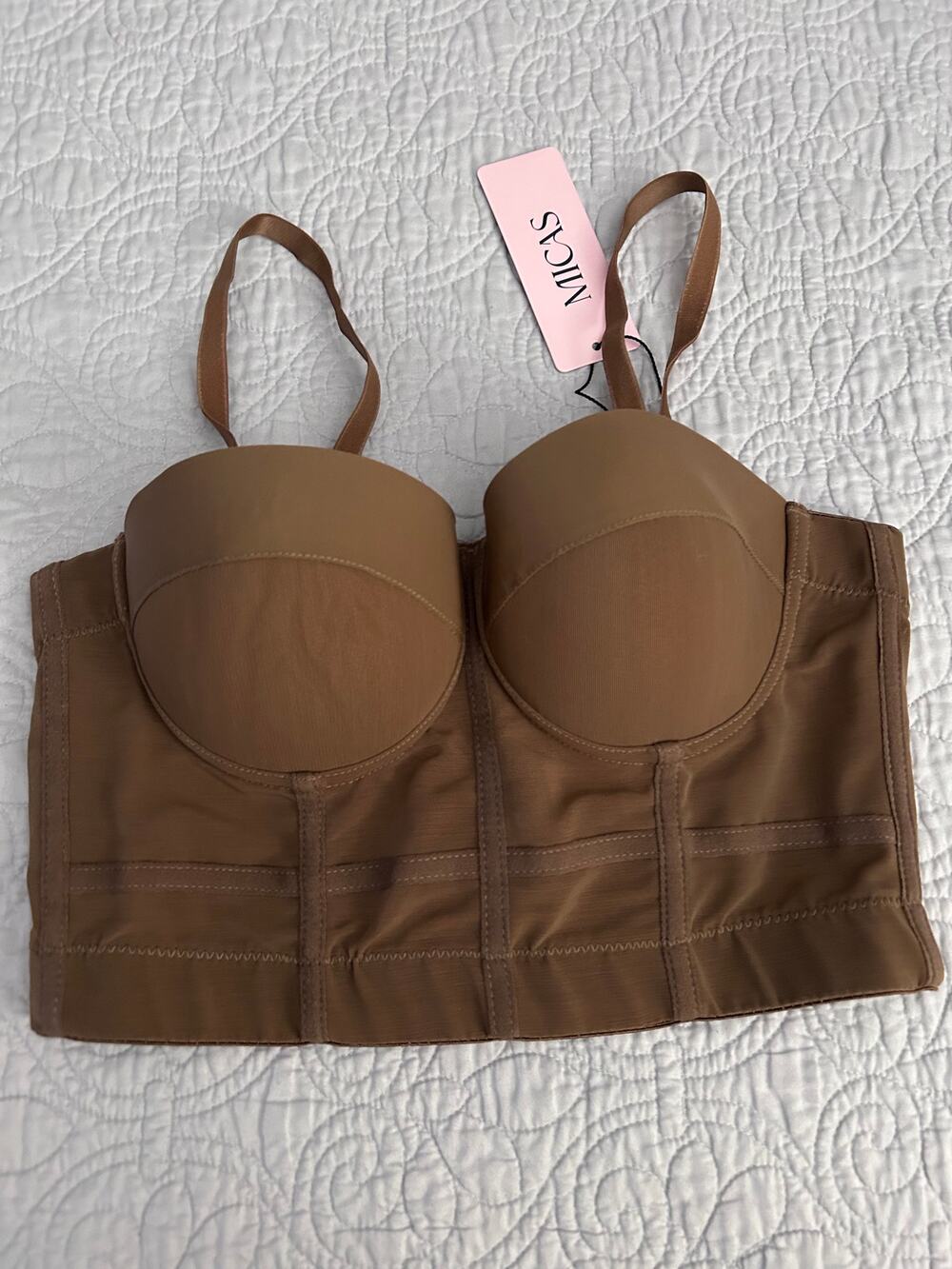 Mesh Underwire Bustier Top NWT size M